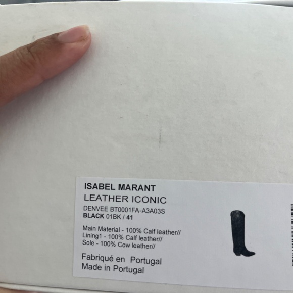 NEW Isabel Marant Denvee knee high boots - Picture 6 of 6